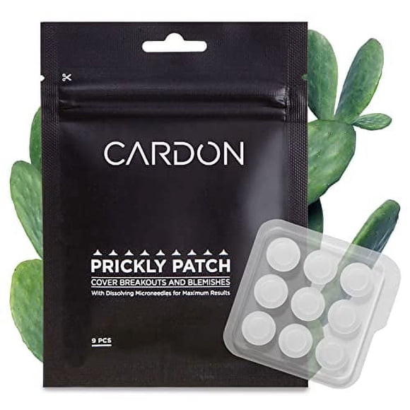 Cardon Prickly Pimple Patches Tratamiento para manchas de acné para espinillas, puntos negros, zit, limpieza de parches de acné, ácido salicílico, tratamiento facial de 1 paso para imperfecciones, gol