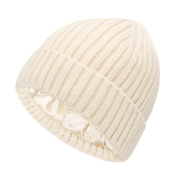 Girls Fashion Solid Autumn Winter Knitted Hat Warm Woolen Beanie for Men and Women Soft Outdoor Daily Headwear