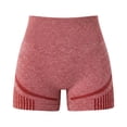 thumbnail image 4 of High Waist Yoga Shorts Control Athletic Fitness Training Bottoms for Women Running Workout Casual Summer Spring AutumnPinkL, 4 of 4