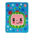 thumbnail image 1 of CoComelon 'Stars' Silk Touch Fleece Throw, Microfiber, 1 of 4