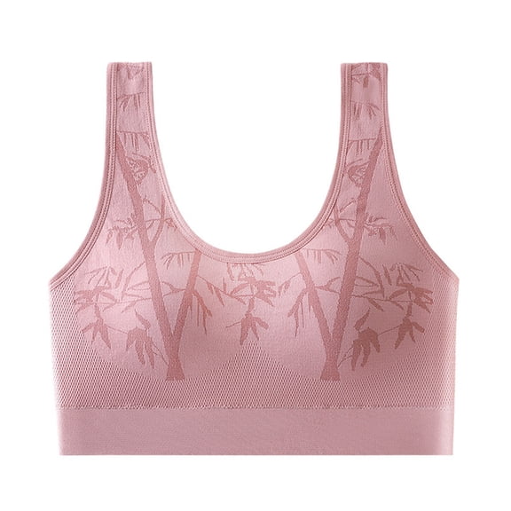 Posijego Women's Sports Bra Breathable Seamless No Underwire Full Coverage Workout Running Yoga Bras