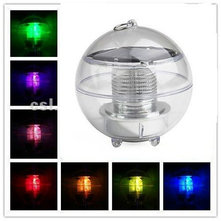 solar power led color changing globe night light lamp walmart solar pool lights