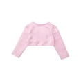 thumbnail image 4 of iiniim Kids Girls Open Front Beaded Wedding Flower Girls Shurg Bolero Cardigan Long Sleeve Princess, 4 of 7