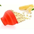 thumbnail image 2 of The Original Microwave , Silicone Popcorn Maker, Collapsible Bowl BPA Free & Dishwasher Safe(Red), 2 of 5