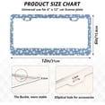thumbnail image 2 of Cute Floral Pattern License Plate Frame - 2 Pack Universal Stainless Steel License Plate Holder with Screws & Chrome Caps, 2 Holes Car License Plate Cover for US Vehicles Home Decor, 2 of 7