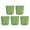 green, variant on 5Pcs Square Plant Pots With Drainage Holes - Stylish For Indoor Plants