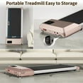 thumbnail image 5 of Under Desk Treadmill For Home Portable Walking Pad Treadmill,2.5HP Low Noise Walking Pad Running Jogging Machine With Remote Control For Home Office, Desk Treadmill Installation Free (Pink), 5 of 11