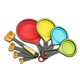 thumbnail image 1 of Yuarrent Cucharas medidoras coloridas para hornear, tazas, utensilios de cocina, cucharaditas, utensilios, 1 Juego Herramientas y accesorios para hornear Naranja Yuarrent JJ14976-01, 1 of 1