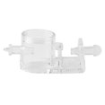 thumbnail image 1 of Acrylic Aquarium Hose Clip Tank Tube Holder Clamp for 22mm Dia Water Pipe, 1 of 4