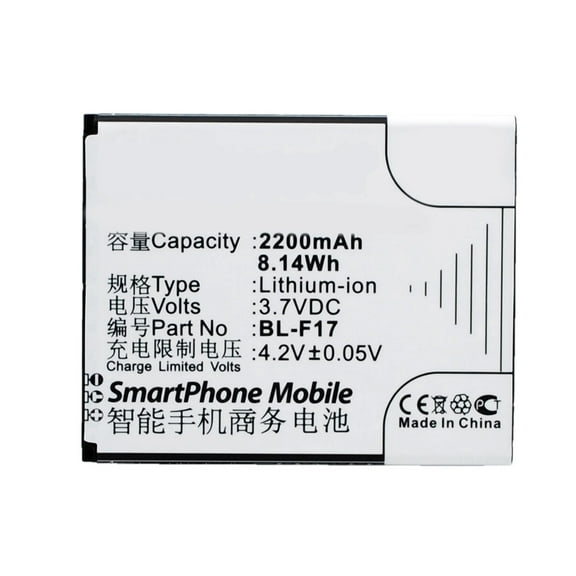 Batteries N Accessories BNA-WB-L3537 Cell Phone Battery - Li-Ion, 3.7V, 2200 mAh, Ultra High Capacity Battery - Replacement for PHICOMM BL-F17 Battery