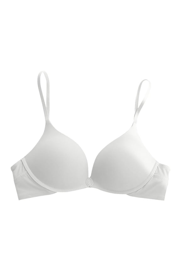 No Underwire Push Up Tshirts Bras Solid Thin Full Coverage Bralettes Sexy Seamless Underwear for Women