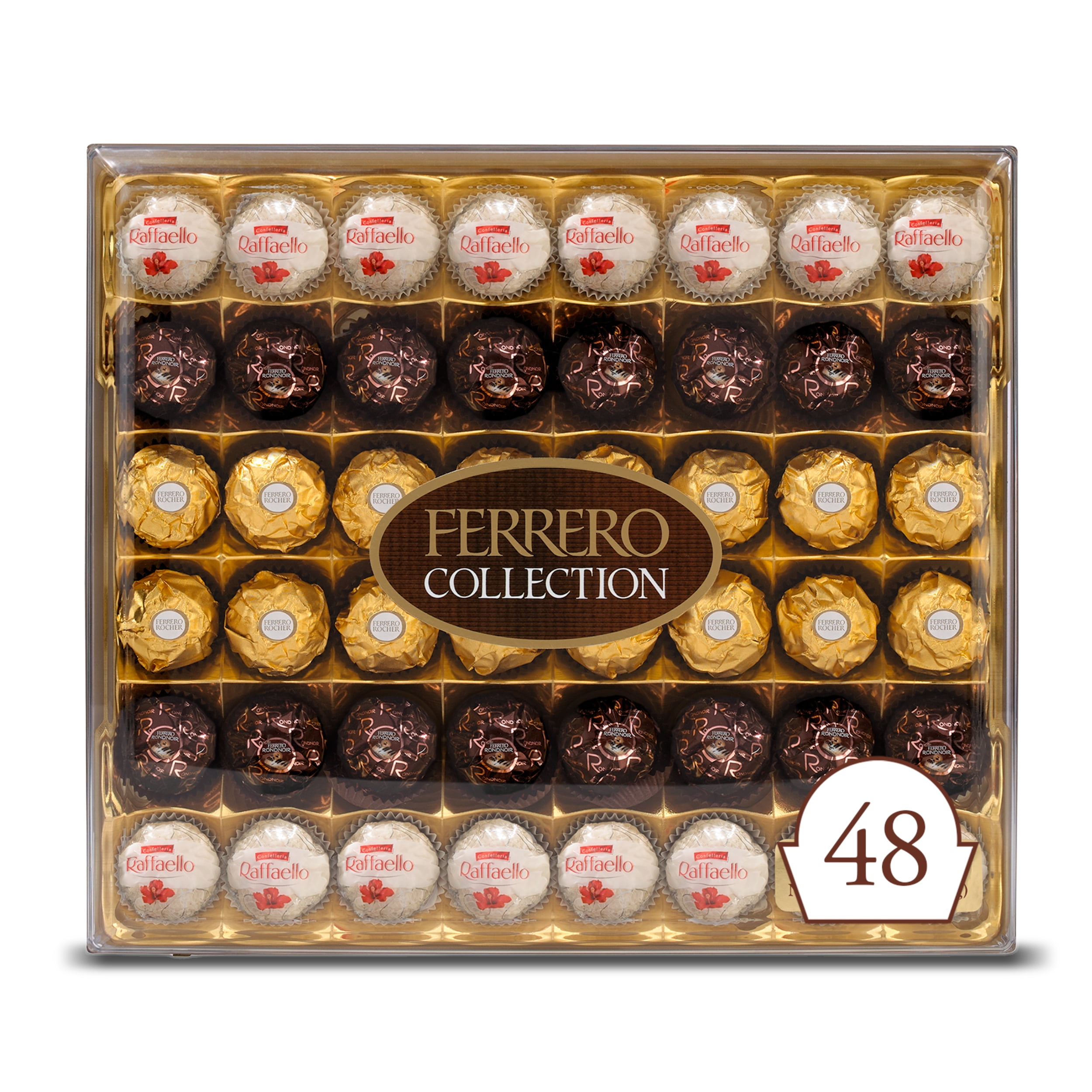 コリアグランドセール Ferrero Rocher Collection, Fine Hazelnut Milk Chocolates, 48 菓子