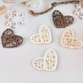 thumbnail image 2 of thovorrnl Christmas Bowl Fillers - 15pcs Decorative Balls for Bowls, Wicker Rattan Heart Balls for Home Decor, 2 of 7