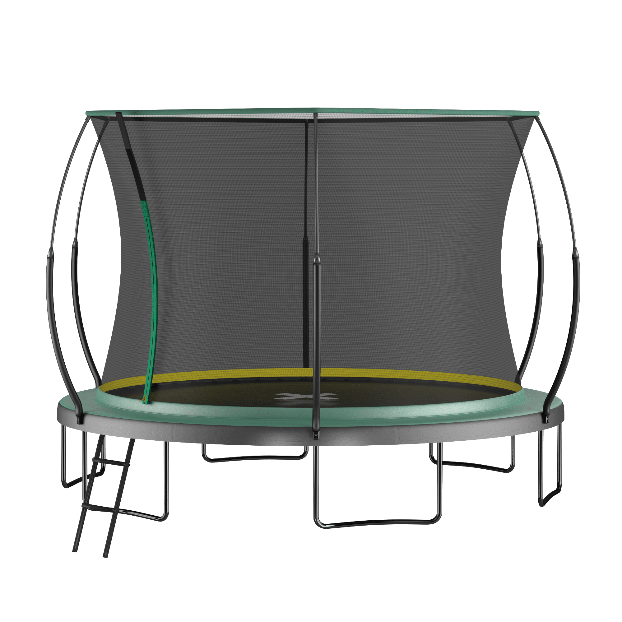 14FT Springfree No Gap Trampoline, Green