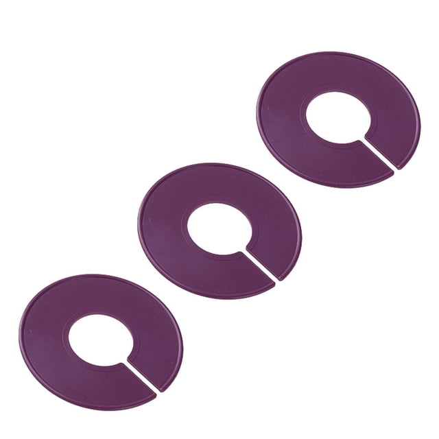 OULII Séparateurs de Vêtements Ronds 3 Pcs Violets pour Organisateur de Garde-Robe et Étagère de Placard