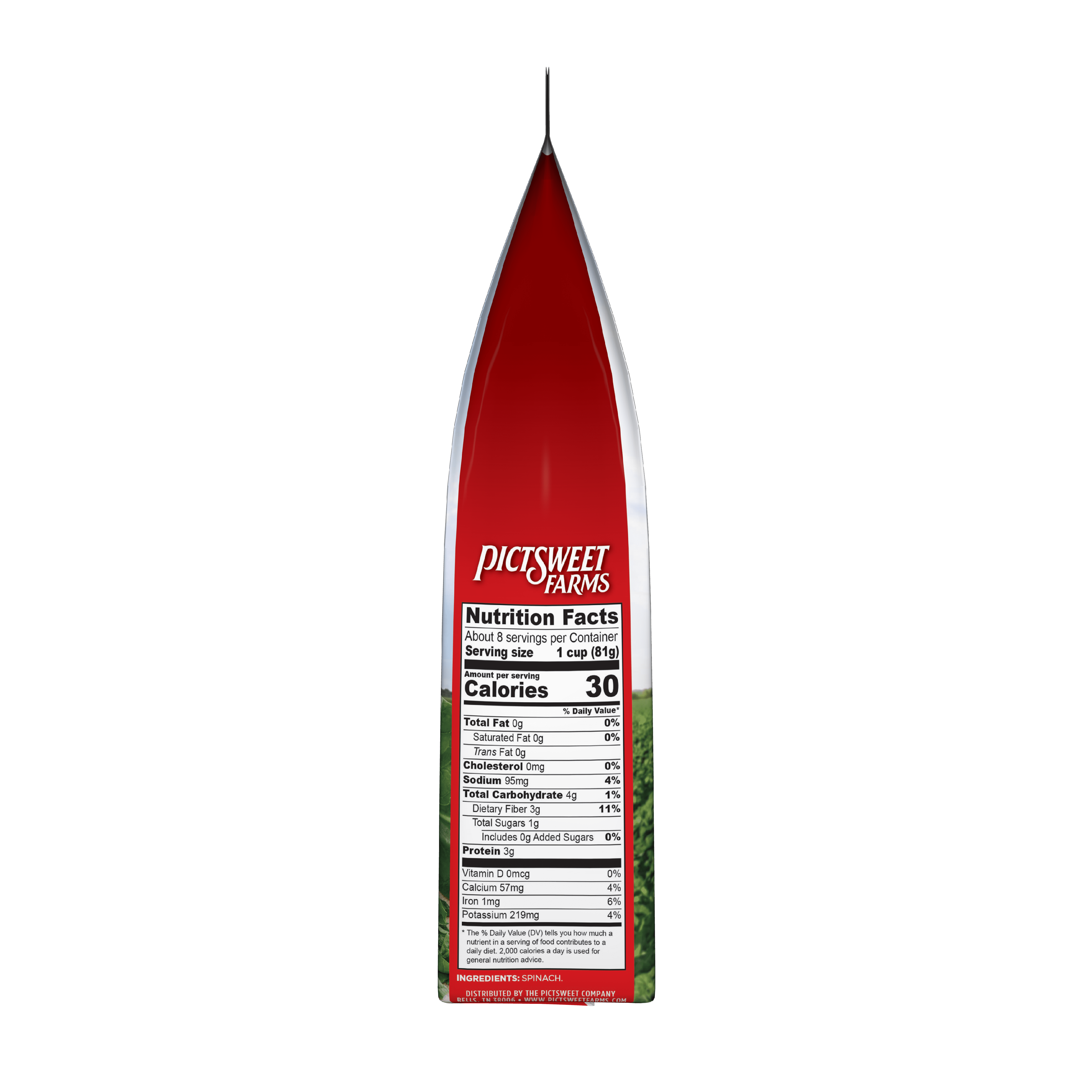 Pictsweet Farms Frozen Chopped Spinach, Simple Harvest, 24 oz