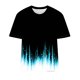 thumbnail image 4 of Tops Cortos para Mujeres Casual de Moda Impreso Cuello Redondo, Camiseta de Manga Corta para el Uso Diario, Fiesta Y Cómodo, 4 of 4