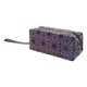 thumbnail image 1 of Ofertas Únicas 1 Pc Bolsa de Maquillaje Geométrica Portátil para Viajes, Gimnasio, Vacaciones, Bodas PU Negra, Gris, 1 of 3