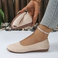 thumbnail image 6 of Xiaoxatg Women's Casual Shoes Stylish Closed Toe Footwear for Everyday Use Ideal for Pairing with Jeans Versatile Design for All-Year Comfort 7 Beige, 6 of 9