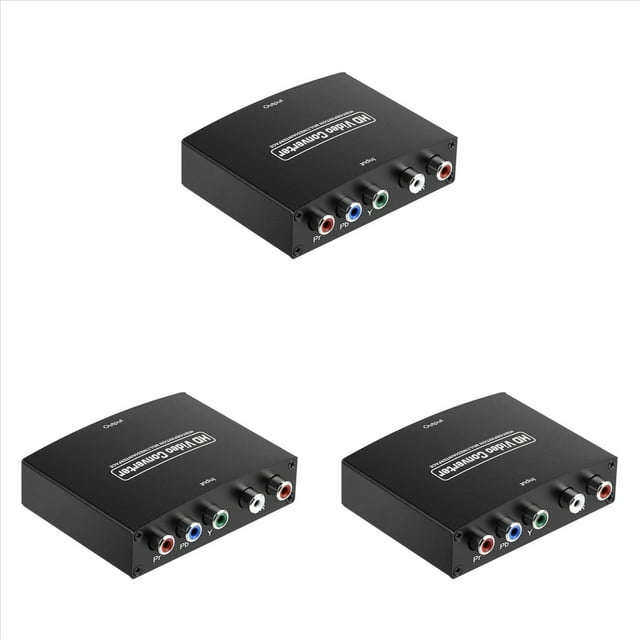 3X Convertidor Ypbpr una Componente una HD Compatible con Convertidor Ypbpr+L/Raudio una Compatible con