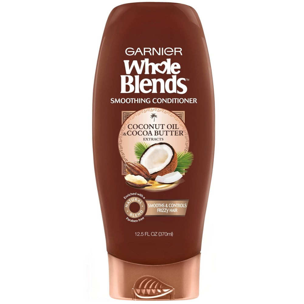 Garnier Whole Blends Coconut Oil & Cocoa Butter Extracts Smoothing Conditioner - 12.5oz