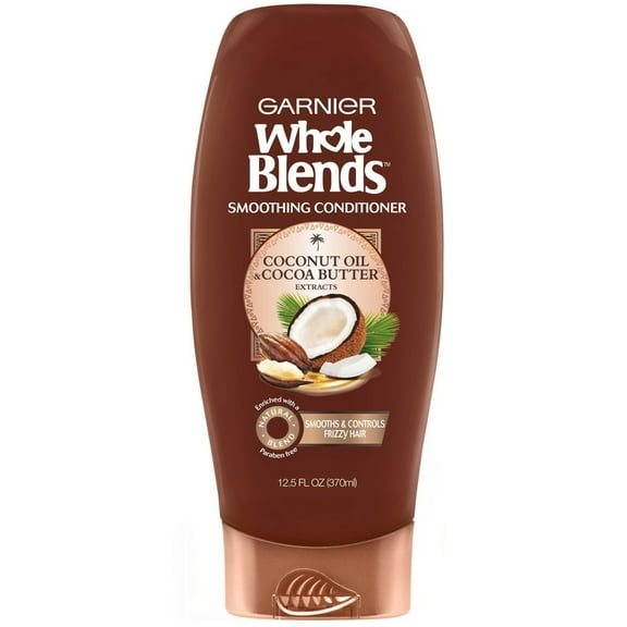 Garnier Whole Blends Coconut Oil & Cocoa Butter Extracts Smoothing Conditioner - 12.5oz
