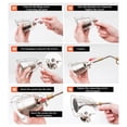 thumbnail image 6 of Homelife Stainless Steel Culinary Torch Attachment Cooking Torch Connector Outdoor Camping Torch for Home Kitchens Restaurants, 6 of 13