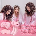 thumbnail image 4 of 6Set Spa Party Favor Set, Pink Headbands Sleep Masks Scrunchies and Fuzzy Socks Kit, Cozy Self Care Accessories for Sleepover Bachelorette Bridal Shower, 4 of 7