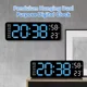 thumbnail image 5 of Reloj de pared LED digital para escritorio, pantalla LED grande con regulador de brillo automático, temporizador digital multifunción para salas de estudio, restaurantes y oficinas (incluye gestión, 5 of 5