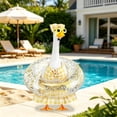 thumbnail image 6 of Porch Goose Outfits Bikini Costume Set for 23 Inch Goose, Colorful Two Piece Swimsuit with Floral Pattern, Lawns and Patio Summer Decor, Poolside Accent for Hot Days, 6 of 6