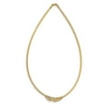 thumbnail image 2 of 9.64mm 14k and White Rhodium Mesh Sparkle-Cut Necklace 17.5 Inch Pendant Necklace for Women, 2 of 2
