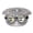 Silver, variant on Top Hat Party Dance Hat with Rhinestones Rivet Studded Glitter Dj-Hat Party Cap Club Stage Headdress