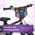 thumbnail image 5 of OLAKIDS Kids Bike, 12 14 16 18 Inch Toddler Children BMX Bicycle with DIY Drawing Board Training Wheels Adjustable Seat Handbrake Coaster Brake Safety Bell, 5 of 9