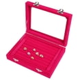 thumbnail image 3 of Joyero pequeño con doble hebilla de plata, joyero, caja para guardar joyas, aretes, anillos, caja para guardar joyas, caja para anillos, 3 of 6