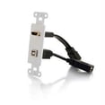 thumbnail image 1 of Hdmi And Usb Pass-through Decora Style Wall Plate - White -, 1 of 1