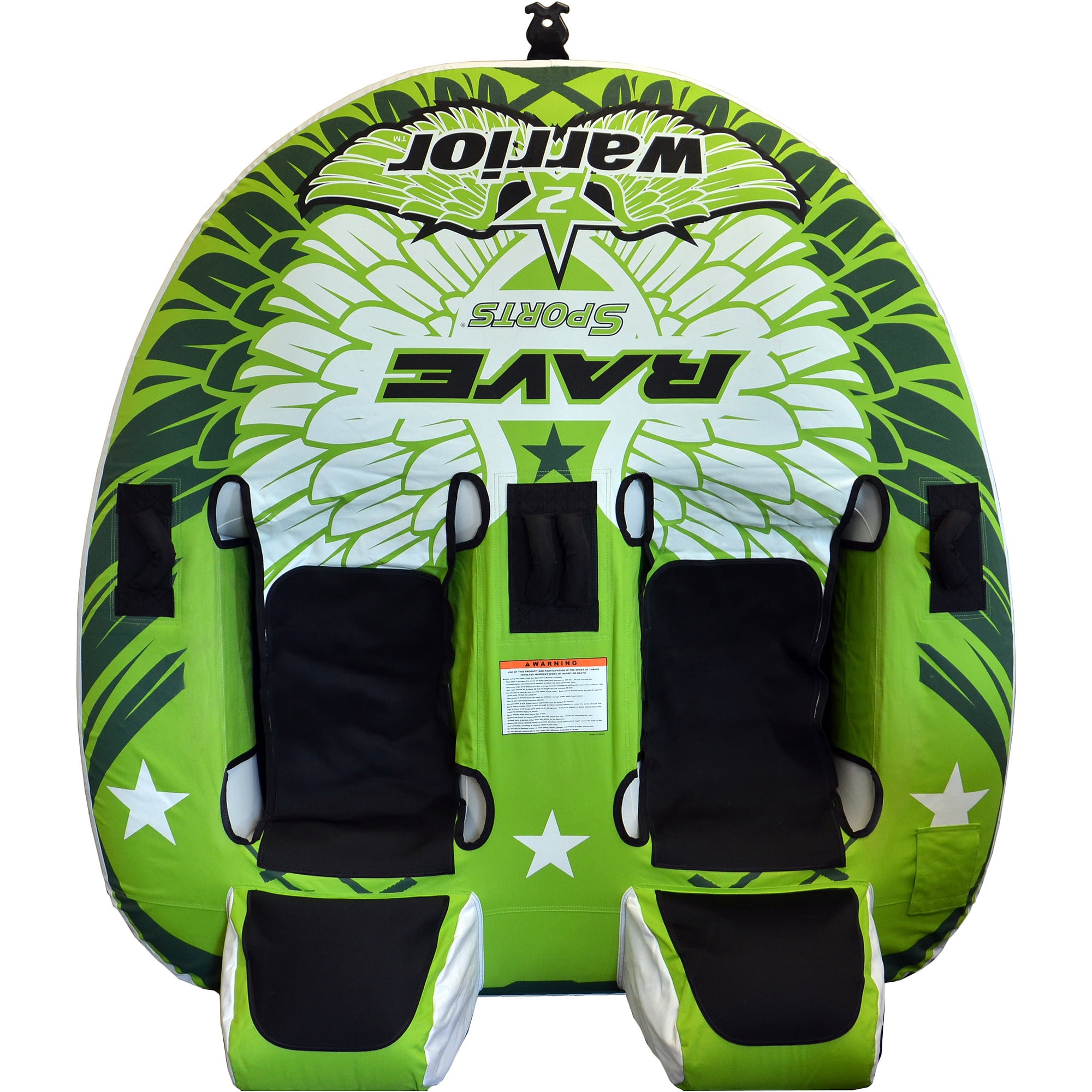 Rave Sports Warrior 2-Rider Sit-On-Top Design Towable by Rave Sports