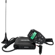 RA86 GMRS Mobile Radio, GMRS Two Way Radio with Gain Antenna | Update Chirp, Cigarette Lighter Plug, NOAA, Dual Speakers, Repeater Channels for Offroad, Truck, RV