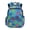 Colorful Paw Print Pattern, variant on FUIALDOLG Gray Leopard Print Large Capacity Daypack with Lightweight Ultra-Soft School Backpack, Padded Shoulder Straps 17 pollici Bookbag for Travel Middle School