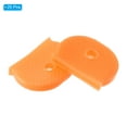 thumbnail image 3 of Key Cap Cover, Semicircle Key Identifier Tags for Identifying Keys, Orange 25 Pack, 3 of 6