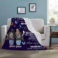 thumbnail image 2 of LHSHID Custom Blanket Throw to my sister love from your sister Never forget That I Love You Blanket Birthday Blanket for Sister Women Girl, 2 of 4