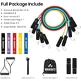 thumbnail image 2 of Juego de Bandas de Resistencia Whatafit 54726532 con Anclaje para Puerta Asas Bolsa de Transporte Entrenamiento Fisioterapia Multicolor Whatafit 54726532, 2 of 2