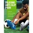 thumbnail image 6 of PULIOU Men Grip Soccer Socks, 3 Pairs, Non Slip Silicone Grip, 6 of 7