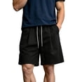 thumbnail image 2 of Aimik Golf Shorts for Men Drawstring Elastic Waist Relaxed Fit Mens Shorts with Pockets Summer Comfort Casual Shorts for Sport, 2 of 6