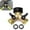 gold, variant on CELNNCOE Heavy Duty Brass 2 way Y Splitter Garden Hose Hexagonal Connector , Adapter for Water Tap, Outlet, & Spigot