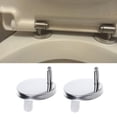thumbnail image 2 of 2Pcs Top Fix WC Toilet Seat Hinges Fittings Quick Release Cover Hinge Screw, 2 of 8