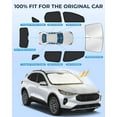 thumbnail image 5 of for Ford Escape 2020-2025 Car Window Shades, 8pcs Privacy Sun Shade Set for Front Windshield Side and Rear Windows, Full Window Covers Keeps vehicle Cool for Camping Napping, 5 of 6