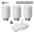 thumbnail image 1 of 3.0 Smart WIFI Thermostatic Radiator Valve Actuator TRV Programmable Temperature Controller ,Easy to Install, 1 of 7