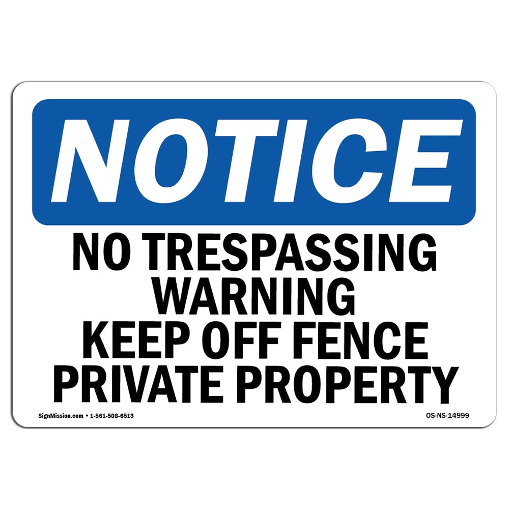 PRIVATE PROPERTY KEEP OUT Parking Decal no trespassing stay out 