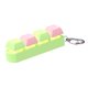 thumbnail image 2 of Llavero inquieto con teclado, juguete mecánico con llave, juguete sensorial, regalos, Clicker de moda portátil, juguete relajante para adultos, Verde y rosa, 2 of 8