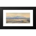 thumbnail image 2 of Edward Lear 14x8 Black Modern Framed Museum Art Print Titled - Mount Olympus from Larissa, Thessaly, Greece (1850-85), 2 of 5